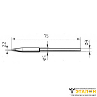 212FD-LF - клин 2,2мм (к MicroTool)