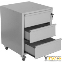 ТМ 1.1 ESD (RAL 7035 ESD) - тумба металлическая на 3 ящика антистатическая