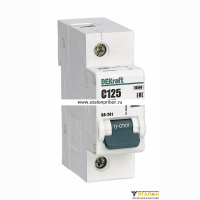Автоматический выключатель ВА-201 1п 100А 10кА DEKraft хар C