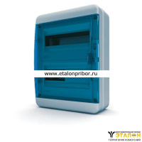 Щит навесной ЩРН-П-24 мод. прозр. син. дверь IP65 Tekfor BNS 65-24-4