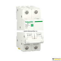 Выключатель автоматический Resi9 2п 20А B 6кА