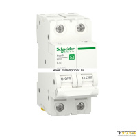 Выключатель автоматический Resi9 2п 32А B 6кА