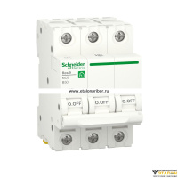 Выключатель автоматический Resi9 3п 50А B 6кА