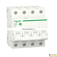 Выключатель автоматический Resi9 4п 40А С 6кА