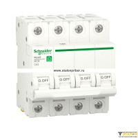 Выключатель автоматический Resi9 4п 63А С 6кА