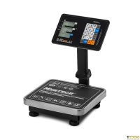 Торговые напольные весы M-ER 333 ACPU-32.5 с расч. стоимости LCD