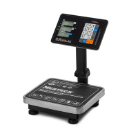 Торговые напольные весы M-ER 333 ACPU-60.20 с расч. стоимости LCD