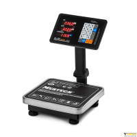 Торговые напольные весы M-ER 333 ACPU-60.20 с расч. стоимости LED