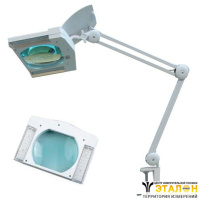 ELK 8609L (5 диоптрий). Лупа настольная на струбцине X5 со светодиодной подсветкой