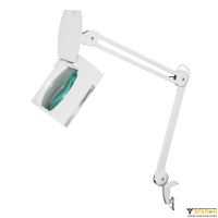 ELK 8609-D (3 диоптрии). Лупа настольная на струбцине X3 с люминесцентной подсветкой