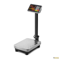 Торговые напольные весы M-ER 335 ACPU-60.10/20 "TURTLE" с расчетом стоимости товара LED