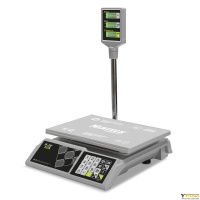 Торговые настольные весы M-ER 326 ACP-15.2 "Slim" LCD Белые