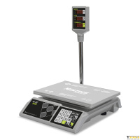 Торговые настольные весы M-ER 326 ACP-15.2 "Slim" LED Белые