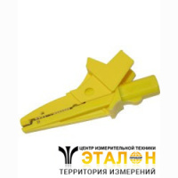 WAKROYE20K02 - зажим "крокодил" изолированный жёлтый K02