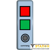 Commeng CR IP-2004 - двухцветная светодиодная сигнальная панель с кнопкой для применения в чистых помещениях