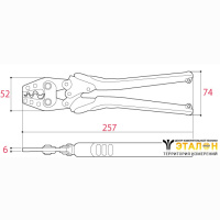 Tsunoda TP-14. Пресс-клещи для обжима