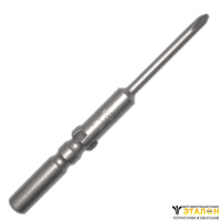 Kilews #0 HB 5.0mm x 60mm x 25mm x 2.5mm. Бита крестовая с круглым стержнем