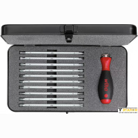 WIHA 00623 / SYSTEM 6. Набор комбинированных жал с рукояткой SL/PH/PZ/TORX/HEX, серия 281 B11