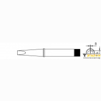 Weller CT5 CC8 (4CT5CC8-1). Жало паяльное клиновидное с умным режимом терморегулировки
