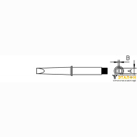 Weller CT5 AA7 (4CT5AA7-1). Жало паяльное клиновидное с умным режимом терморегулировки
