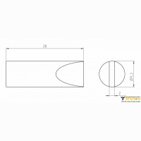 Weller RTUS 093 S MS (T0050113699). Жало паяльное 9,3 мм клиновидное активного типа