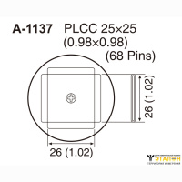 Atten A-1137. Насадка для термовоздушных станций серии 850