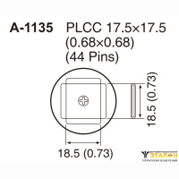 Atten A-1135. Насадка для термовоздушных станций серии 850