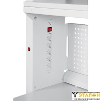 ГМ-18-7/Л ESD - стол рабочий ГАММА с левосторонним электроблоком, антистатическое исполнение