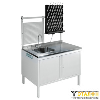 СМ-14-7/П LAB - стол-мойка лабораторный 1400х700мм (мойка справа)