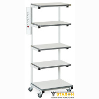 СТ-05 ESD - подкатная стойка для оборудования, антистатическое исполнение