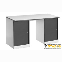 СР-15-7+ТМБ-01+ТМБ-01 - стол рабочий КОНСТАНТ с двумя тумбами ТМБ-01