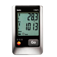 testo 176 P1 - 5ти-канальный логгер данных давления, температуры и влажности с внутренним сенсором и разъемами для внешних зондов