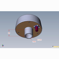 АСМ Вариант №10 - активная антенна L1-диапазона (GLONASS + GPS)
