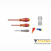 KL393IS - набор из 2-х изолированных отвёрток и отвёртки пробника