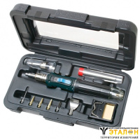 ProsKit GS-200K - газовый паяльник с автоподжигом с набором насадок в футляре