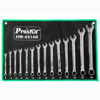 ProsKit HW-6514B - набор ключей гаечных рожковых/накидных (14 штук)