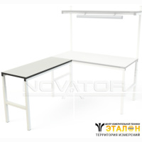 NovaTor CT-12-5 ESD. Угловой стол 1200×500 мм