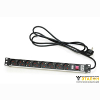 Удлинитель с 8 евророзетками АТР-9108