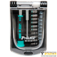 ProsKit SD-9315 - отвертка прецизионная в наборе с насадками
