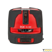 Комплект: лазерный уровень RGK UL-360 + штатив RGK F170