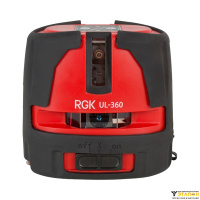 Комплект: лазерный уровень RGK UL-360 + штатив приемник рейка платформа