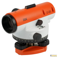 Комплект оптический нивелир RGK C-20 с поверкой + штатив S6-N + рейка RGK TS-7