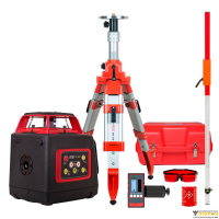 Комплект: ротационный нивелир RGK SP-400 + штатив RGK SH-170 рейка RGK LR-2