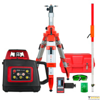 Комплект: ротационный нивелир RGK SP-400G + штатив RGK SH-170 рейка RGK LR-2