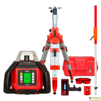 Комплект: ротационный нивелир RGK SP-500 + штатив RGK SH-170 рейка RGK LR-2