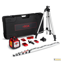 Комплект ротационного нивелира с элевационным штативом RGK SP-100 COMBO с калибровкой