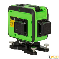 Комплект: лазерный уровень RGK PR-38G + штанга-упор RGK CG-2