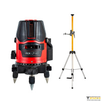 Комплект: лазерный уровень RGK LP-62 + штанга-упор RGK CG-2