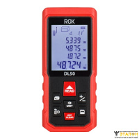 Лазерный дальномер RGK DL50 (с поверкой)