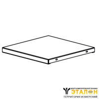 ПО-СР-15-7/2 Констант LAB RAL9010 - полка нижняя лабораторного стола под две тумбы 1500х700 мм